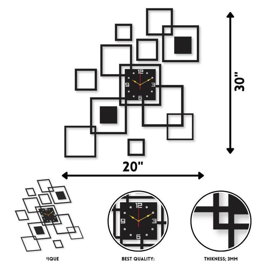 Name Dm01 Wooden Diy Clock